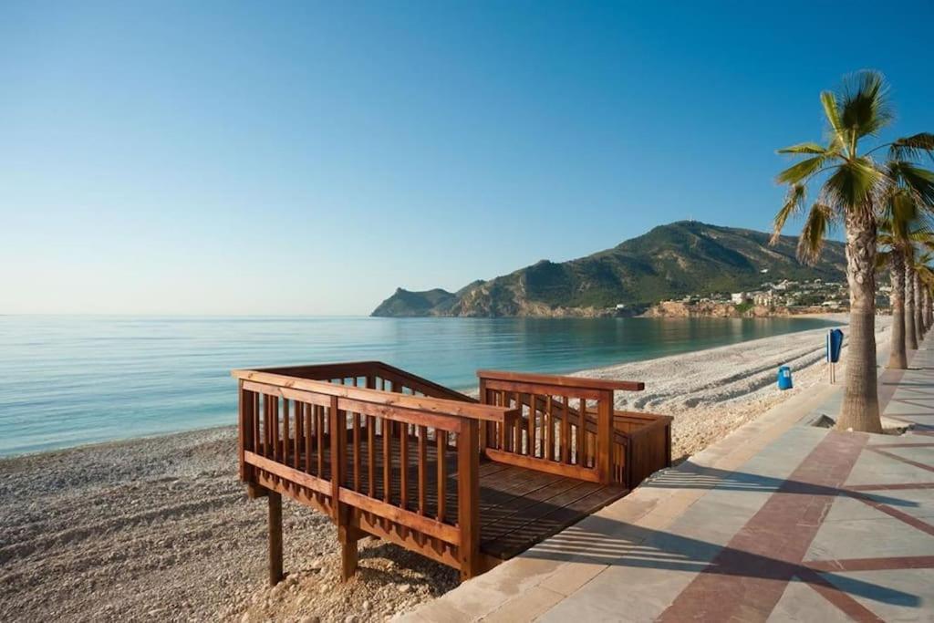 Soleado Apartamento Con Piscina Y Terraza Privada. El Albir Exteriör bild